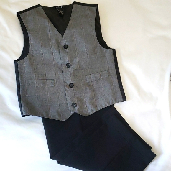 EUC 2 Piece Vested Suit Set - Picture 1 of 3